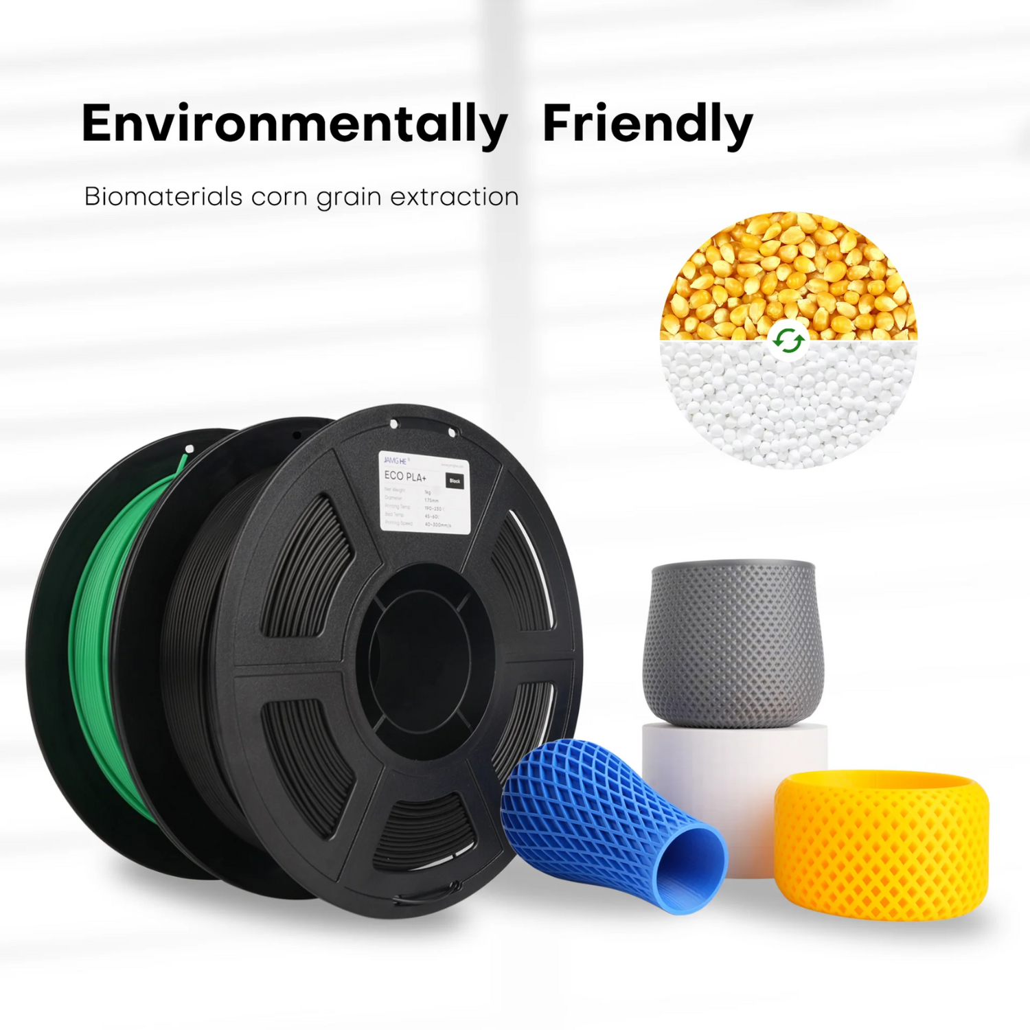 JAMG HE Eco PLA+ 1.75MM Filament 1KG