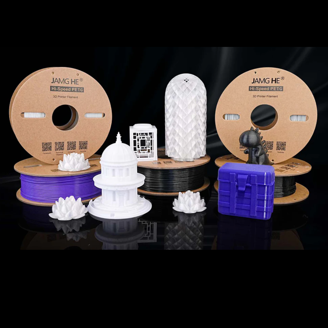 JAMG HE Hi- Speed PETG 1.75MM Filament 1KG
