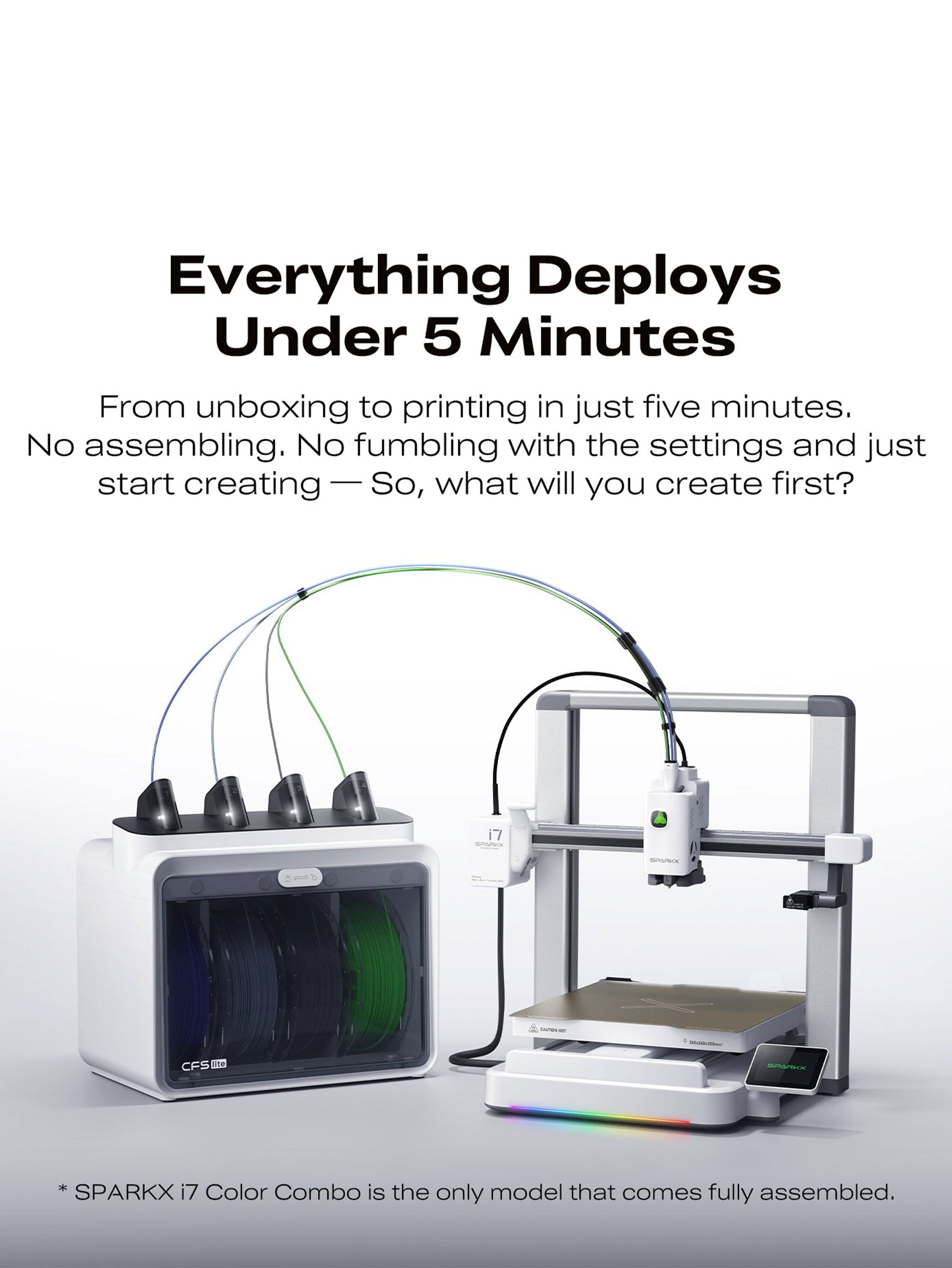 Creality SPARKX i7 Combo 3D Printer