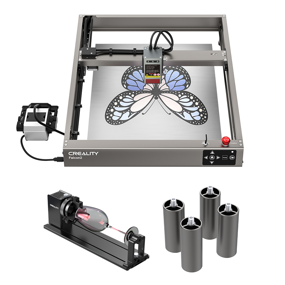 Creality Falcon2 22W and Rotary Kit Pro Upgrade Package
