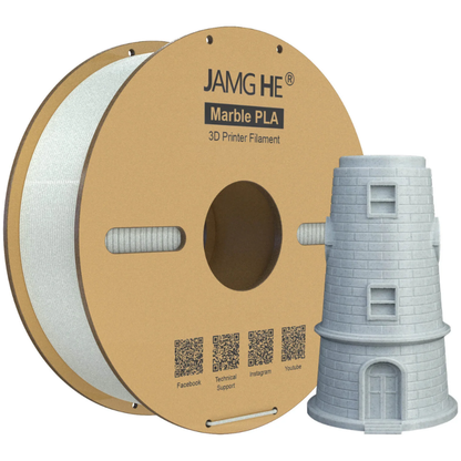 JAMG HE Marble PLA+ 1.75MM Filament 1KG