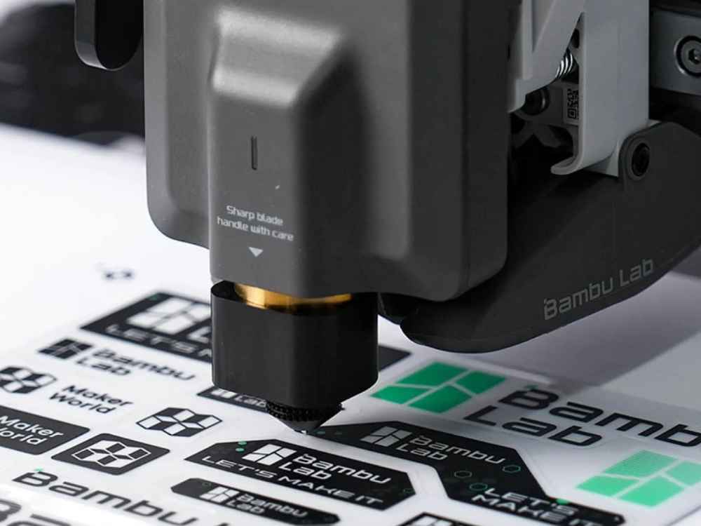 More Than a Printer - Swap in the blade cutter for stickers, leather, fabric and paper projects