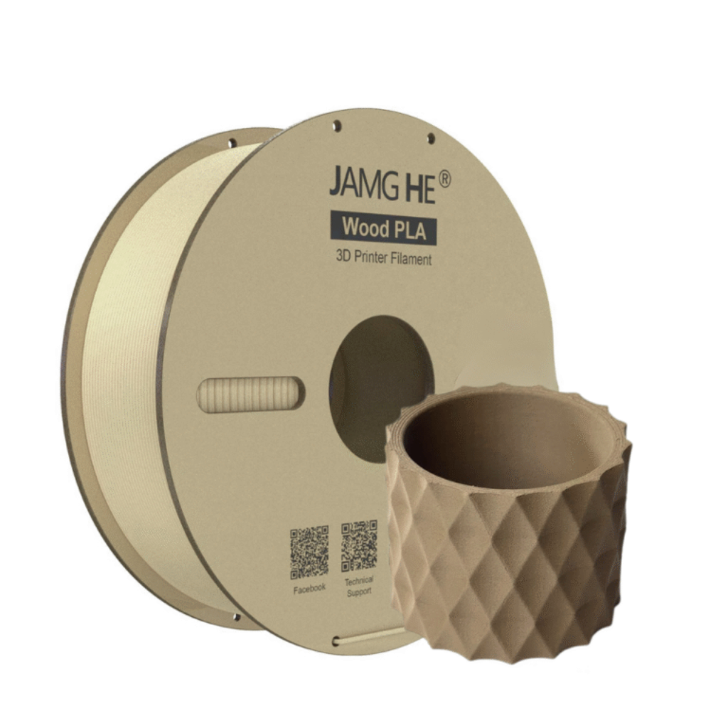 JAMG HE Wood PLA+ 1.75MM Filament 1KG