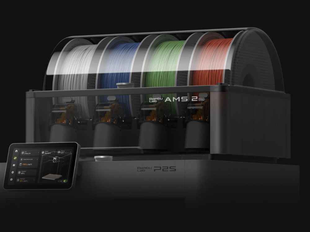 Multi-Color Printing & Filament Drying, All in One Box. (Only with AMS Combo)