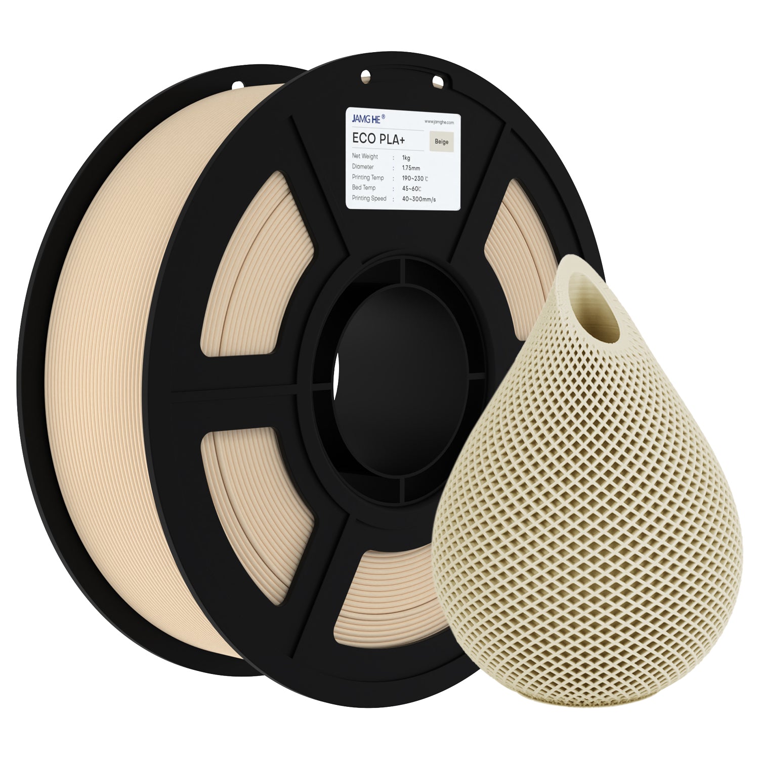 JAMG HE Eco PLA+ 1.75MM Filament 1KG