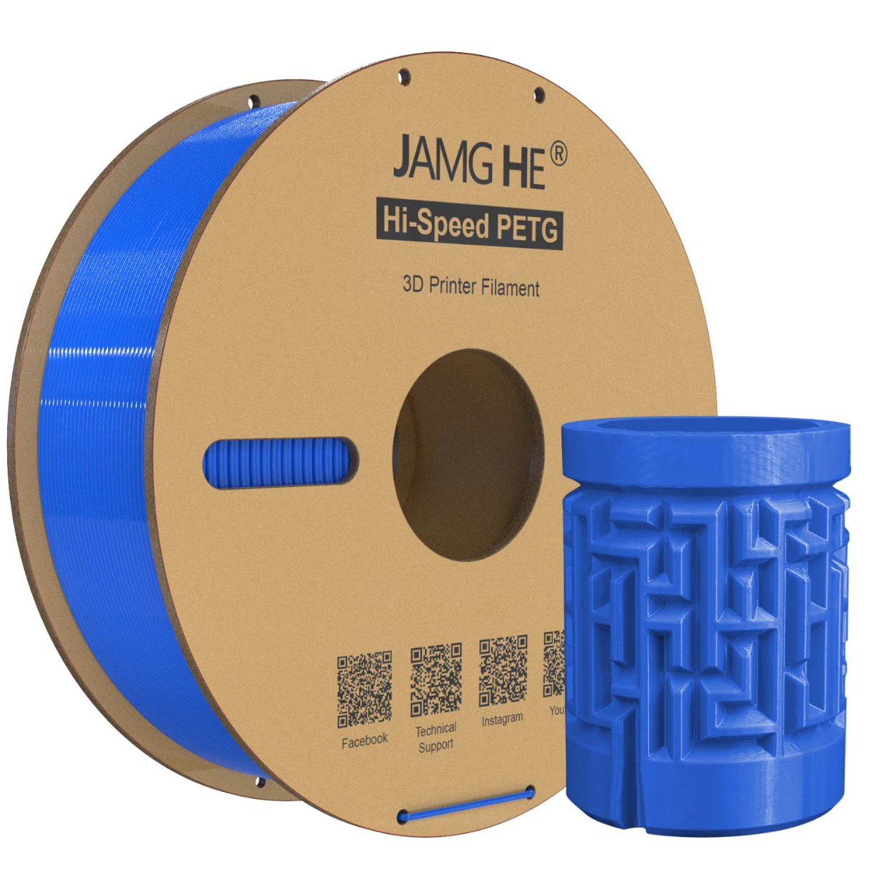 JAMG HE Hi- Speed PETG 1.75MM Filament 1KG