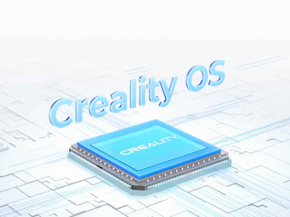 Creality OS with Remote Control - 4.3-inch touchscreen plus Wi-Fi monitoring from phone or PC