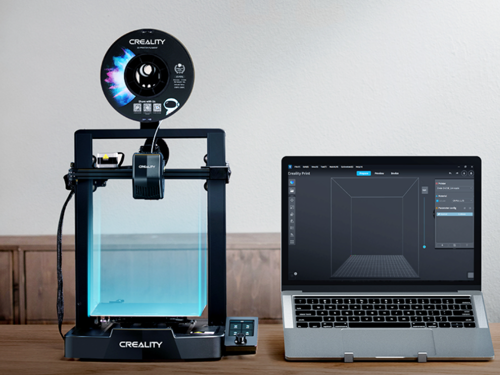 Dual-Sided Part Cooling - Fans on both sides set each layer evenly, so overhangs hold shape