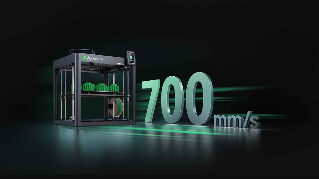 700mm/s Maximum Speed - 500mm/s typical for quality work, 20,000mm/s² acceleration