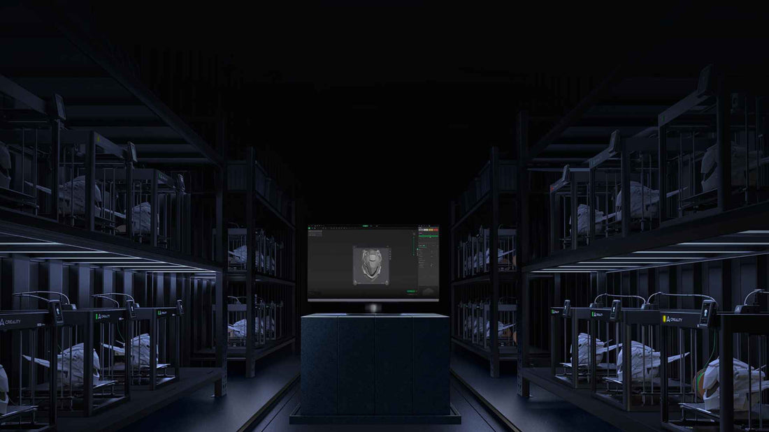 Built for Print Farms - Manage multiple printers over WLAN with a 3-color status light visible from 10m