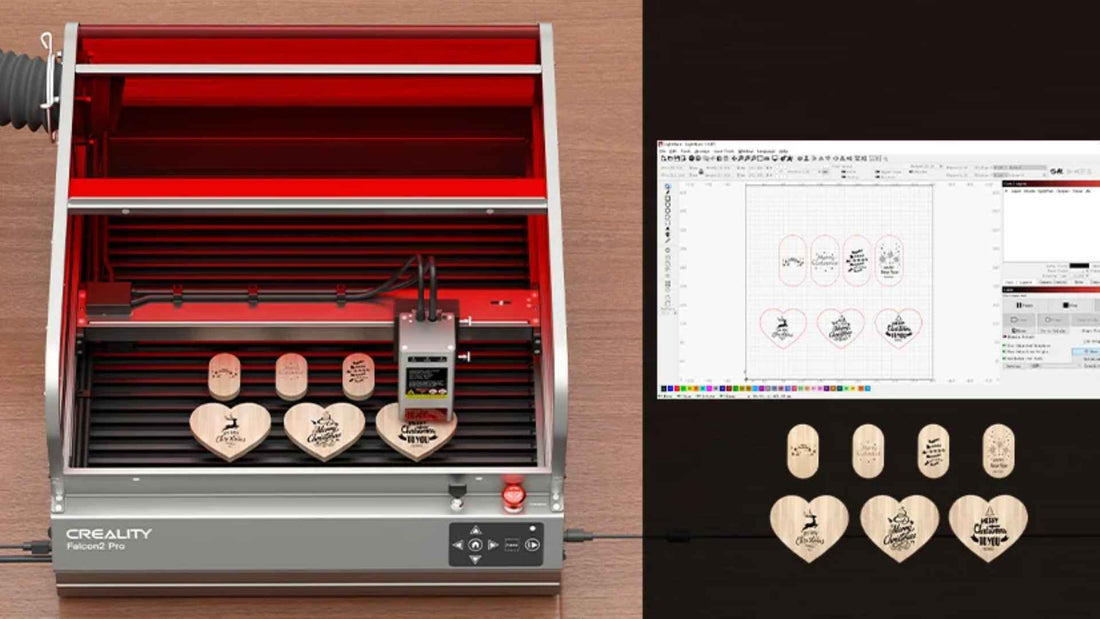 Built-in Camera for Auto-positioning - Real-time full-frame preview and one-click output across the 400x415mm bed
