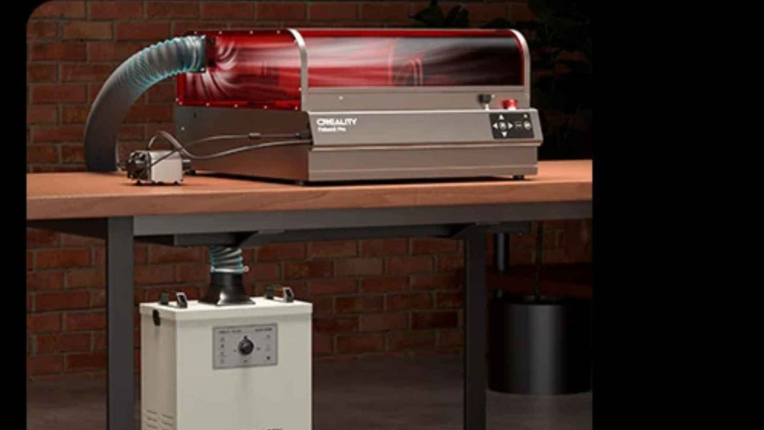 99.97% Air Purification - Built-in fan and filtration keep smoke and dust out of your workspace (Filter add-on required)