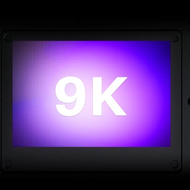 7-inch 9K Mono LCD - 8520×4320 at 18μm XY resolution with 92% light uniformity