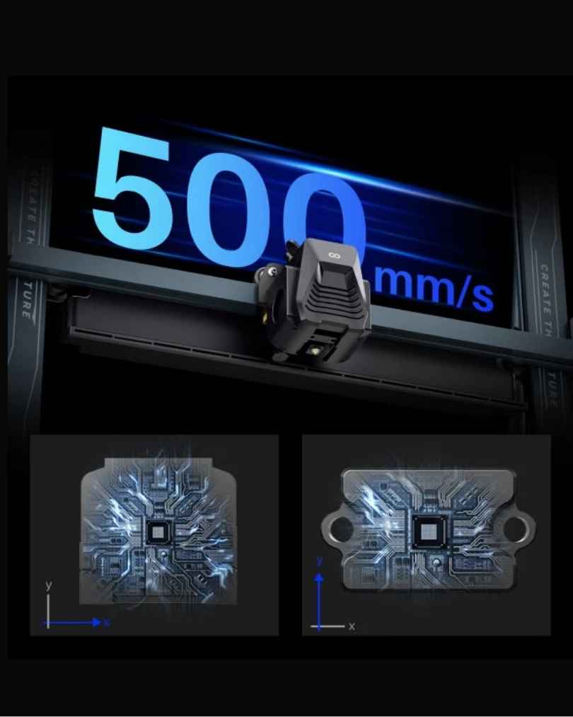 Klipper Firmware at 500mm/s - Input shaping and pressure advance built in, with 8000mm/s² acceleration