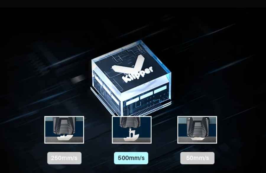 Klipper Firmware at 500mm/s - Input shaping and pressure advance pre-installed, nothing to flash yourself