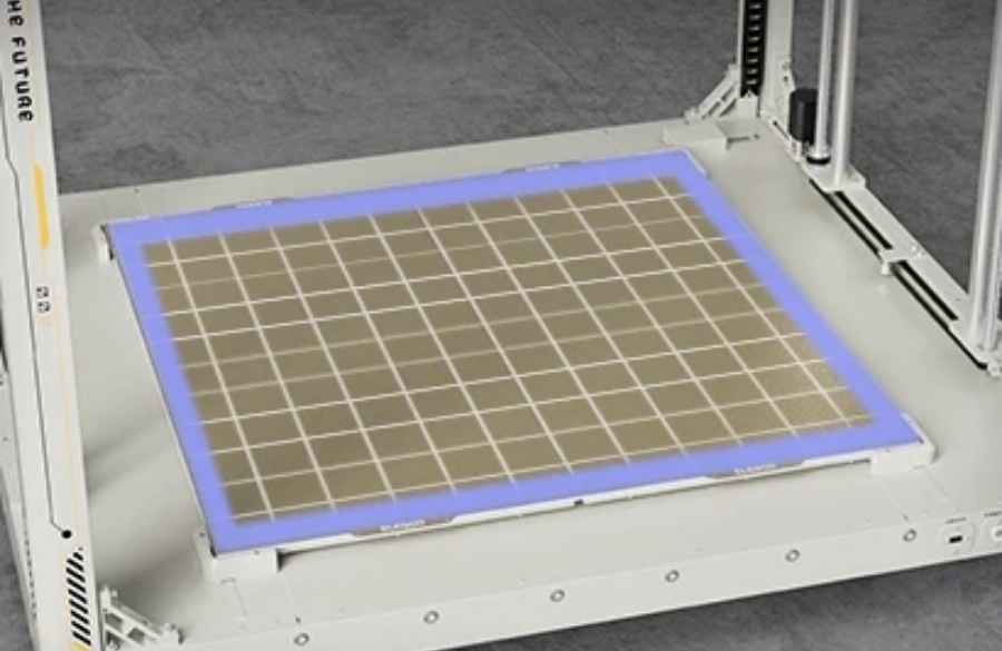 One-Click Auto-Leveling - Non-contact sensor maps 100 points across the platform
