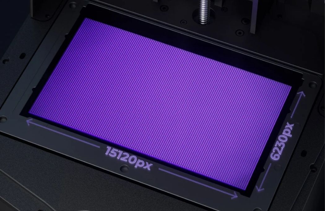 10-inch 16K Mono LCD - 15120×6230 resolution at 14×19μm for the finest surface detail
