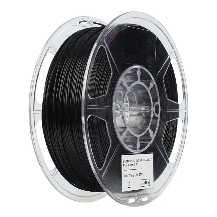 eSUN PETG - ESD 1.75MM Filament 1Kg -Black