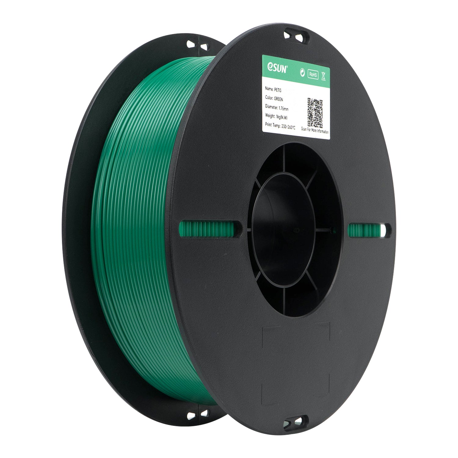 eSun - PETG Filament 1.75mm Translucent  1kg