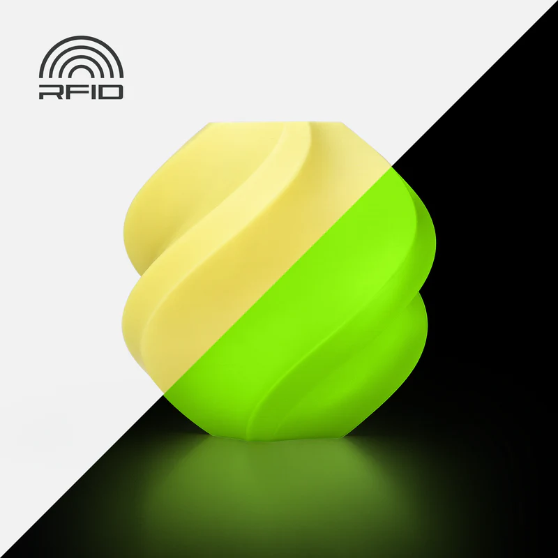 Bambu PLA Glow - 1.75MM - 1KG Filament With Bambu Reusable Spool