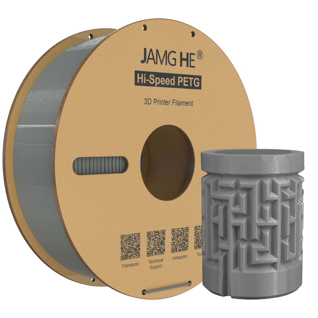 JAMG HE Hi- Speed PETG 1.75MM Filament 1KG