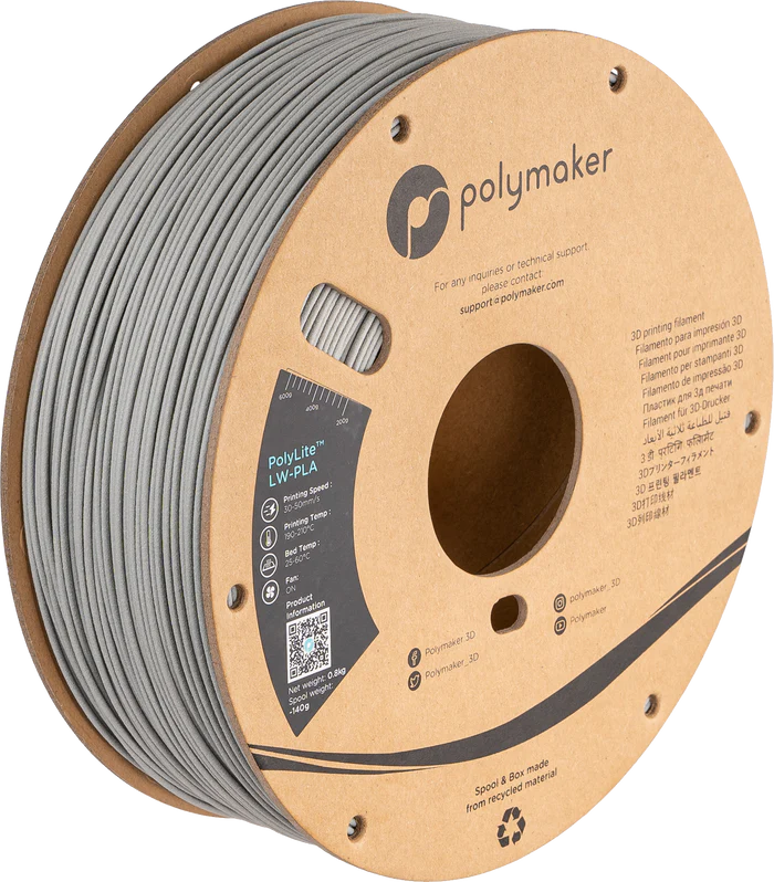 Polymaker Polylite LW PLA 1.75MM Filament 0.8KG