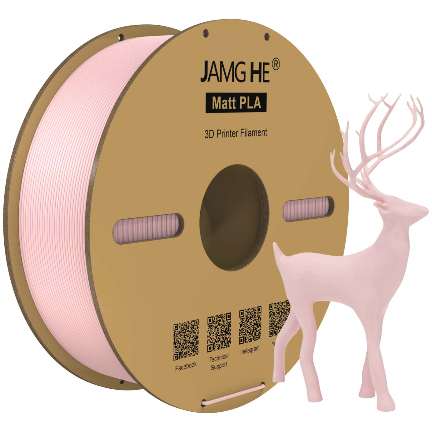 JAMG HE Matt PLA+ 1.75MM Filament 1KG