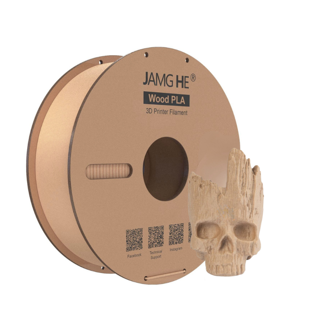 JAMG HE Wood PLA+ 1.75MM Filament 1KG