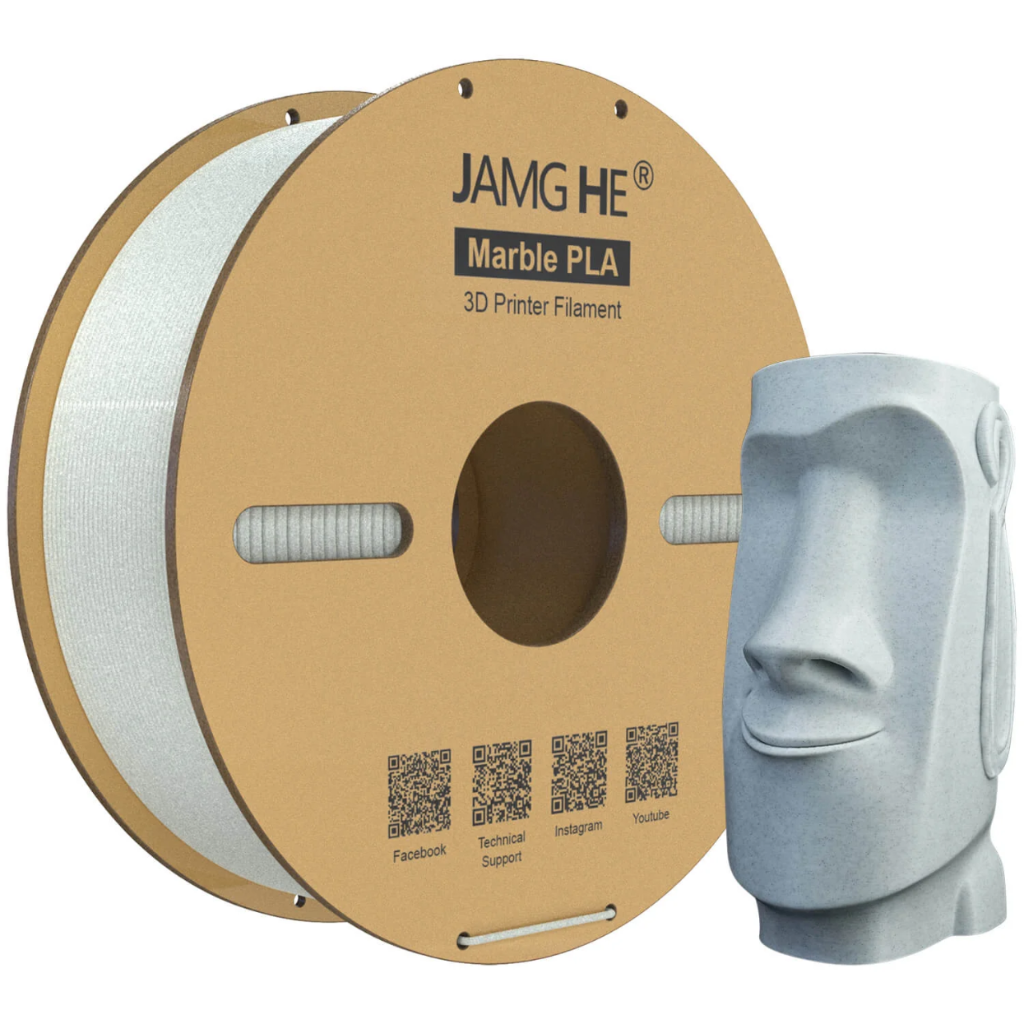 JAMG HE Marble PLA+ 1.75MM Filament 1KG