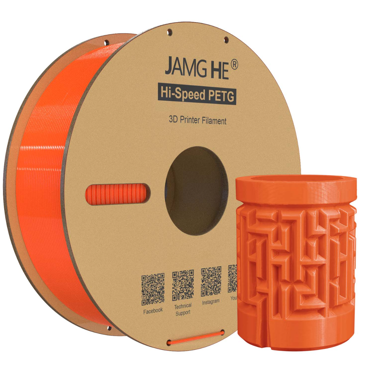 JAMG HE Hi- Speed PETG 1.75MM Filament 1KG
