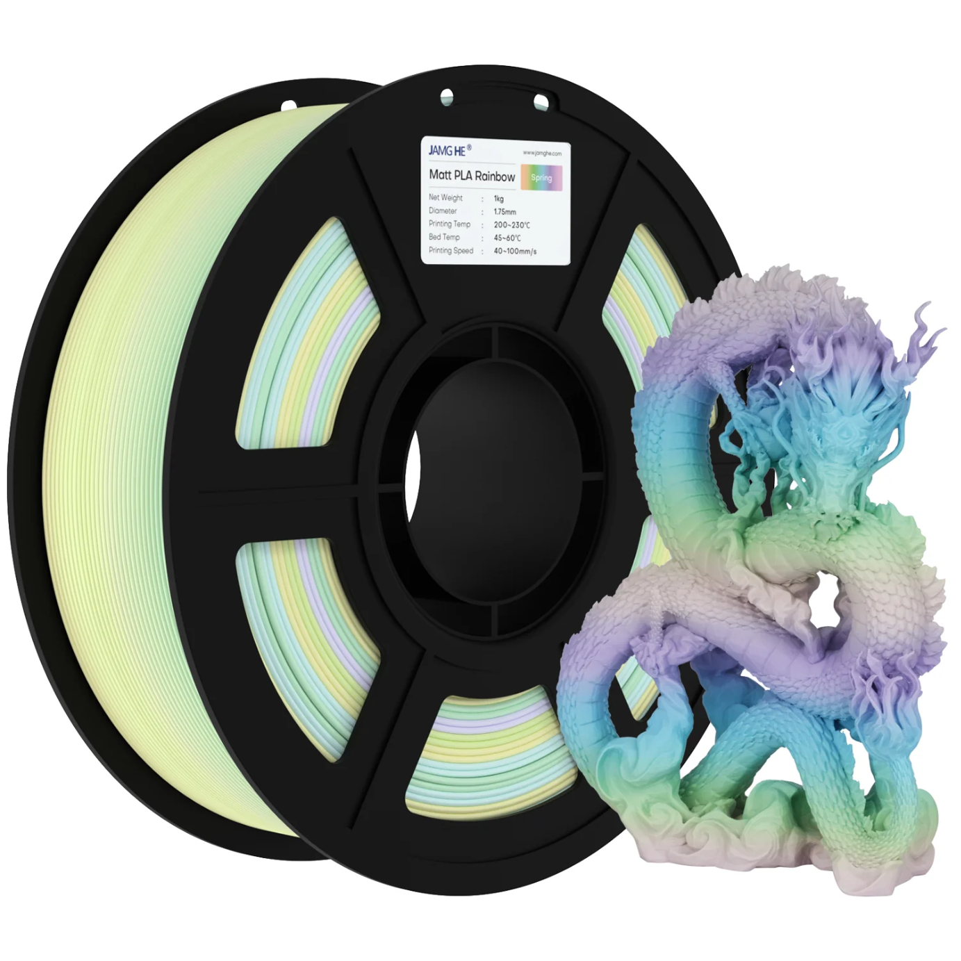 JAMG HE Matt PLA+ 1.75MM Filament 1KG