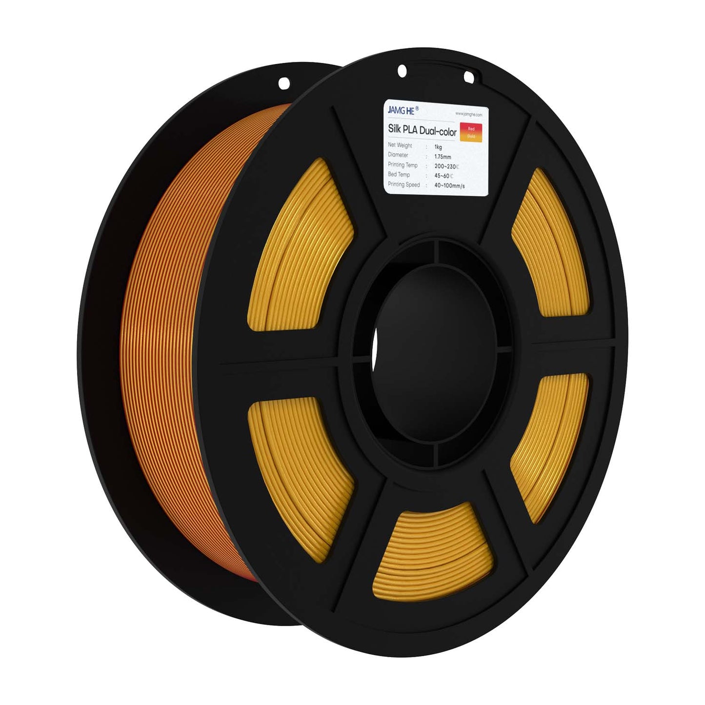 JAMG HE Silk 1.75MM Filament 1KG - Dual Colour