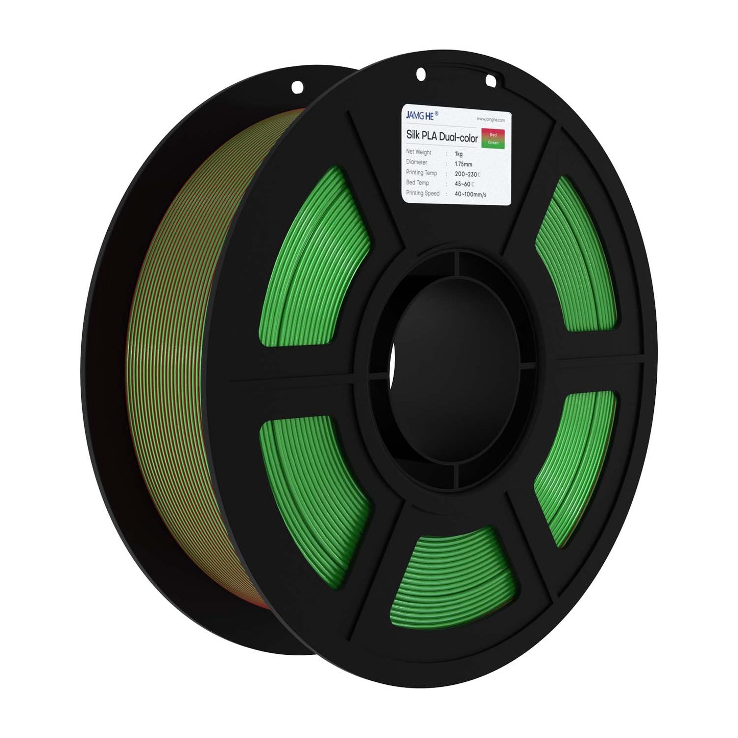 JAMG HE Silk 1.75MM Filament 1KG - Dual Colour