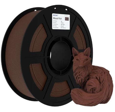 JAMG HE Wood PLA+ 1.75MM Filament 1KG