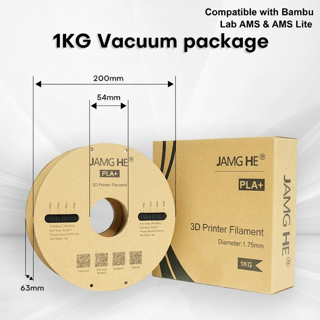 Jamg He Wood PLA+ 1.75MM Filament 1KG