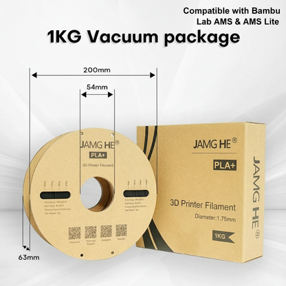 Jamg He Wood PLA+ 1.75MM Filament 1KG