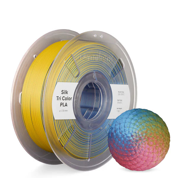 Numakers PLA Tri -Color Silk Filament 1.75 mm 1 KG