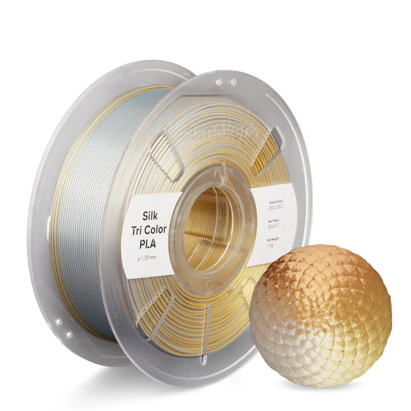 Numakers PLA Tri -Color Silk Filament 1.75 mm 1 KG