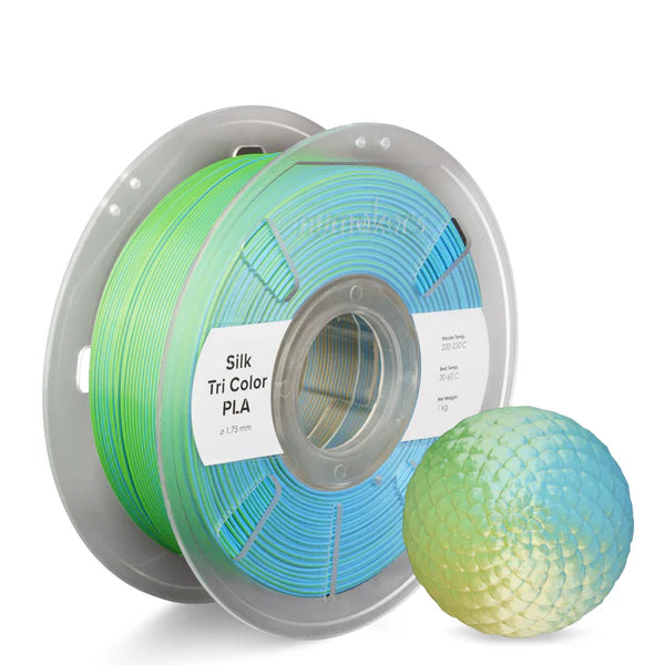 Numakers PLA Tri -Color Silk Filament 1.75 mm 1 KG