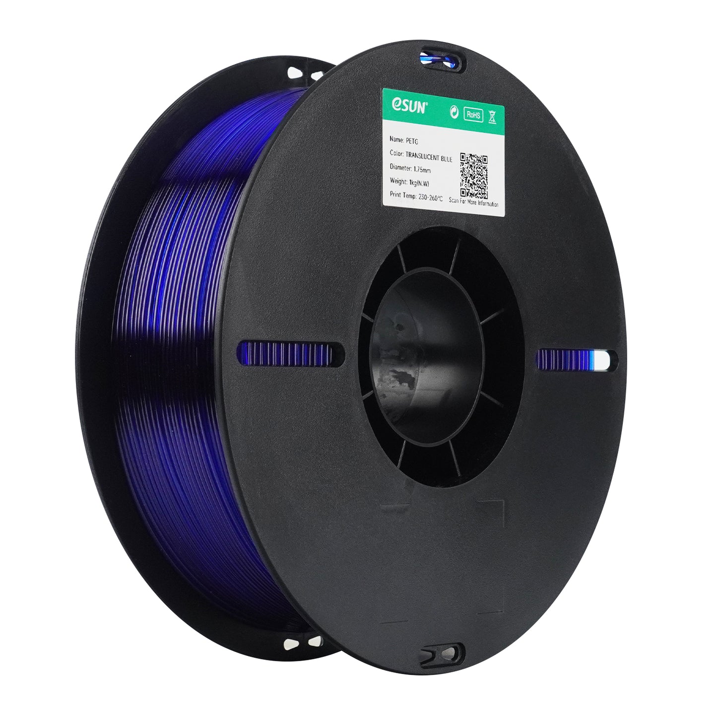 eSun - PETG Filament 1.75mm Translucent  1kg