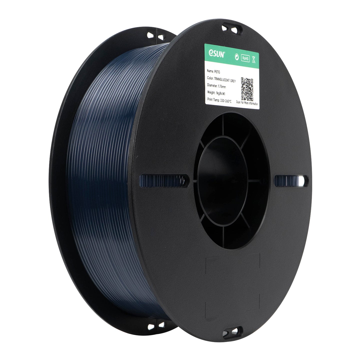 eSun - PETG Filament 1.75mm Translucent  1kg