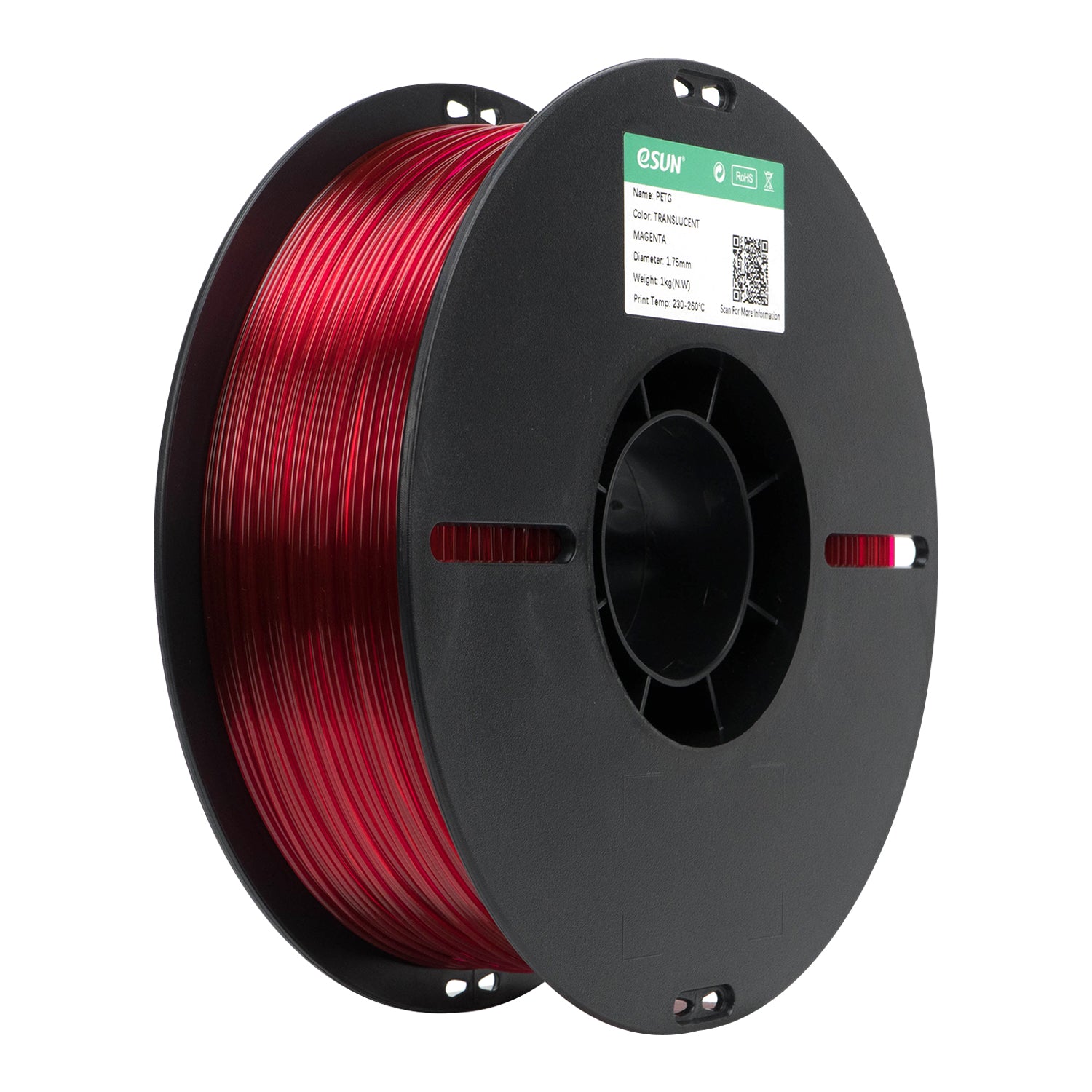 eSun - PETG Filament 1.75mm Translucent  1kg