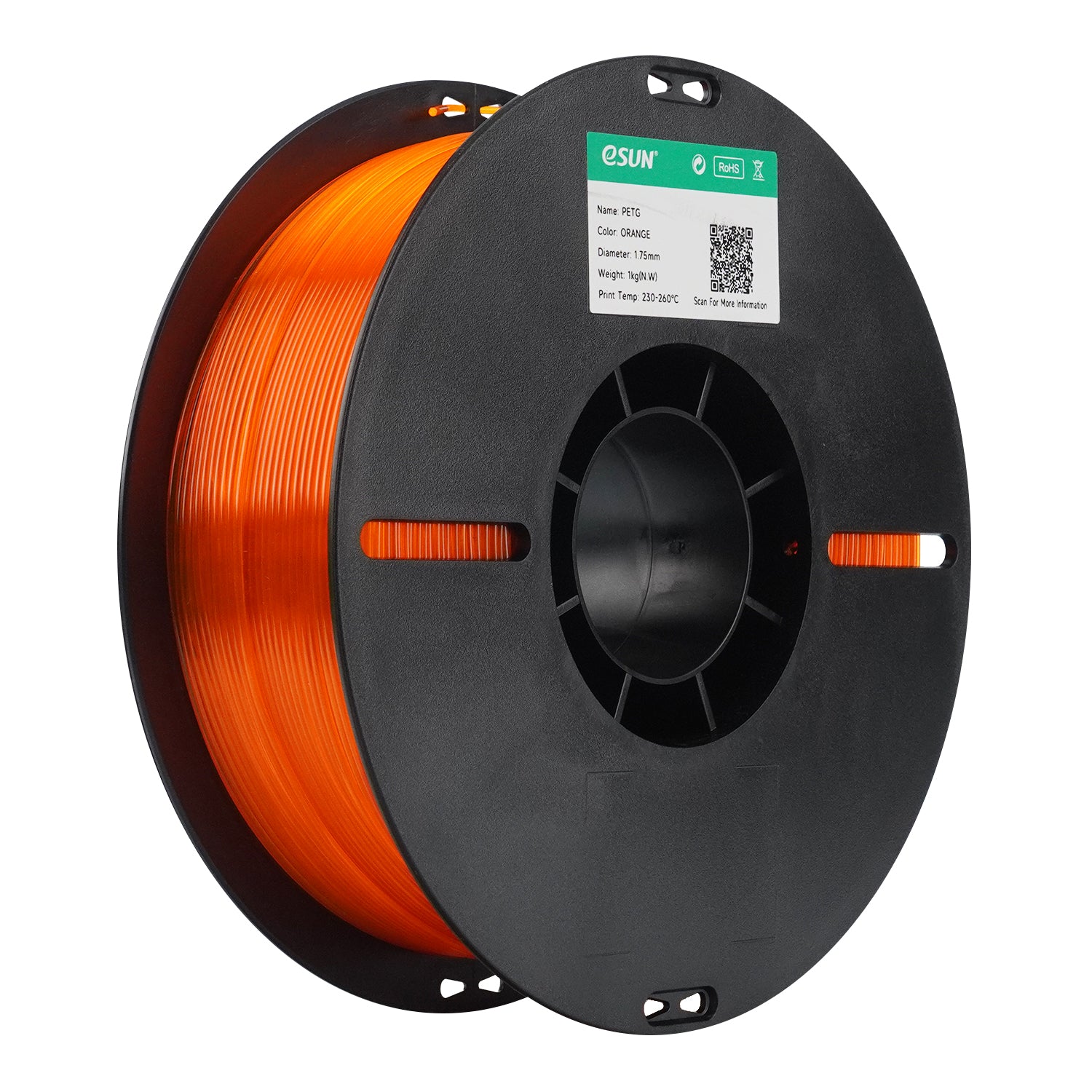 eSun - PETG Filament 1.75mm Translucent  1kg
