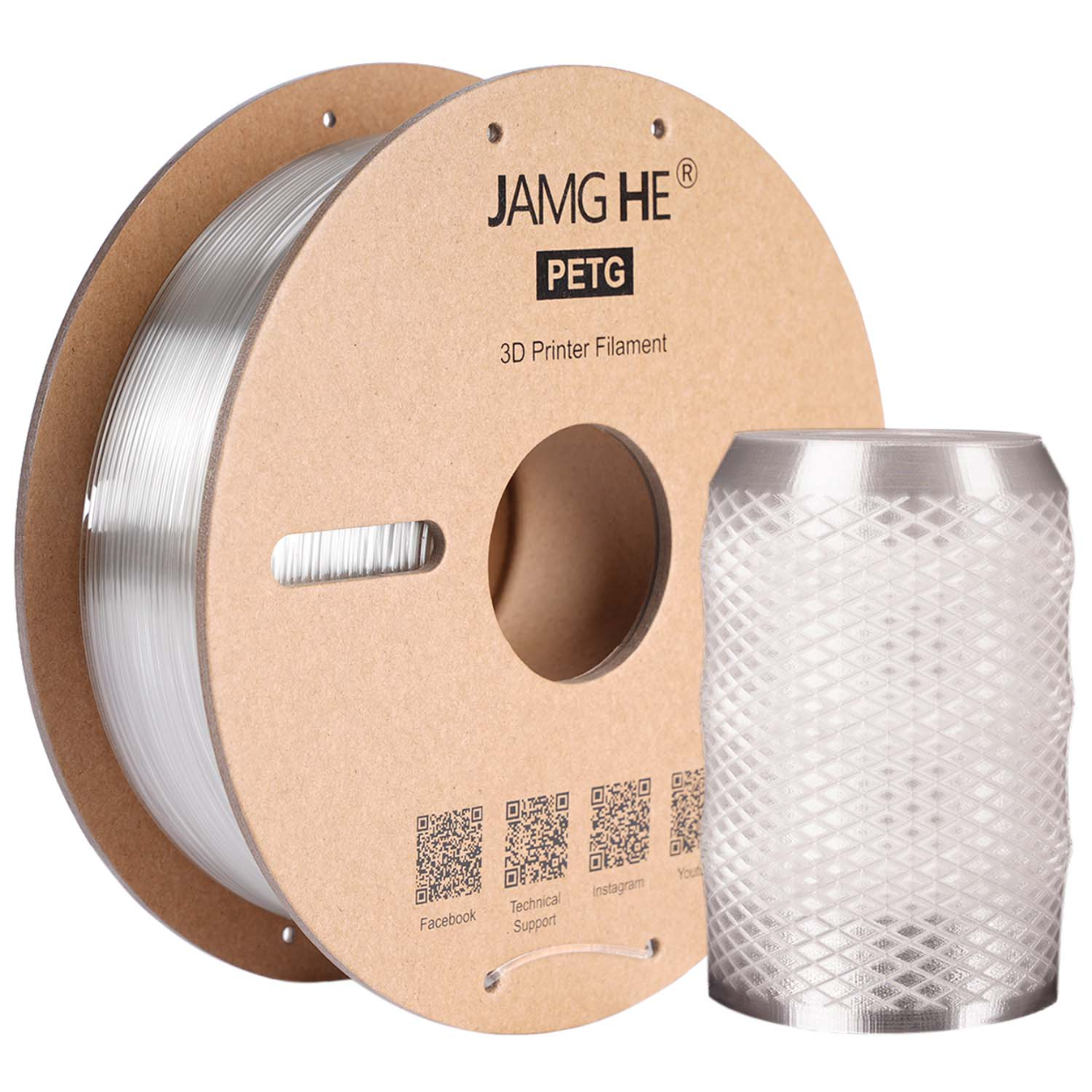 JAMG HE Petg 1.75MM Filament 1KG