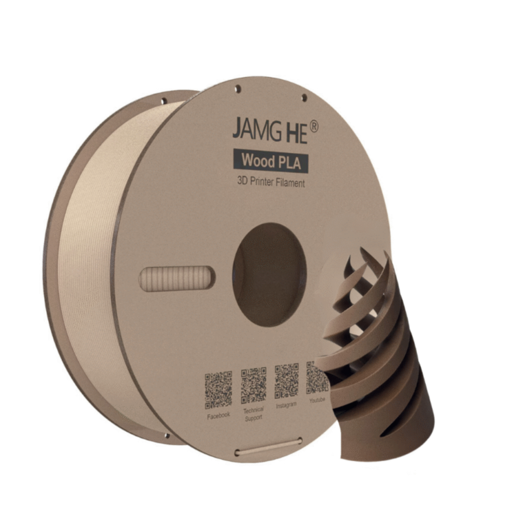 JAMG HE Wood PLA+ 1.75MM Filament 1KG