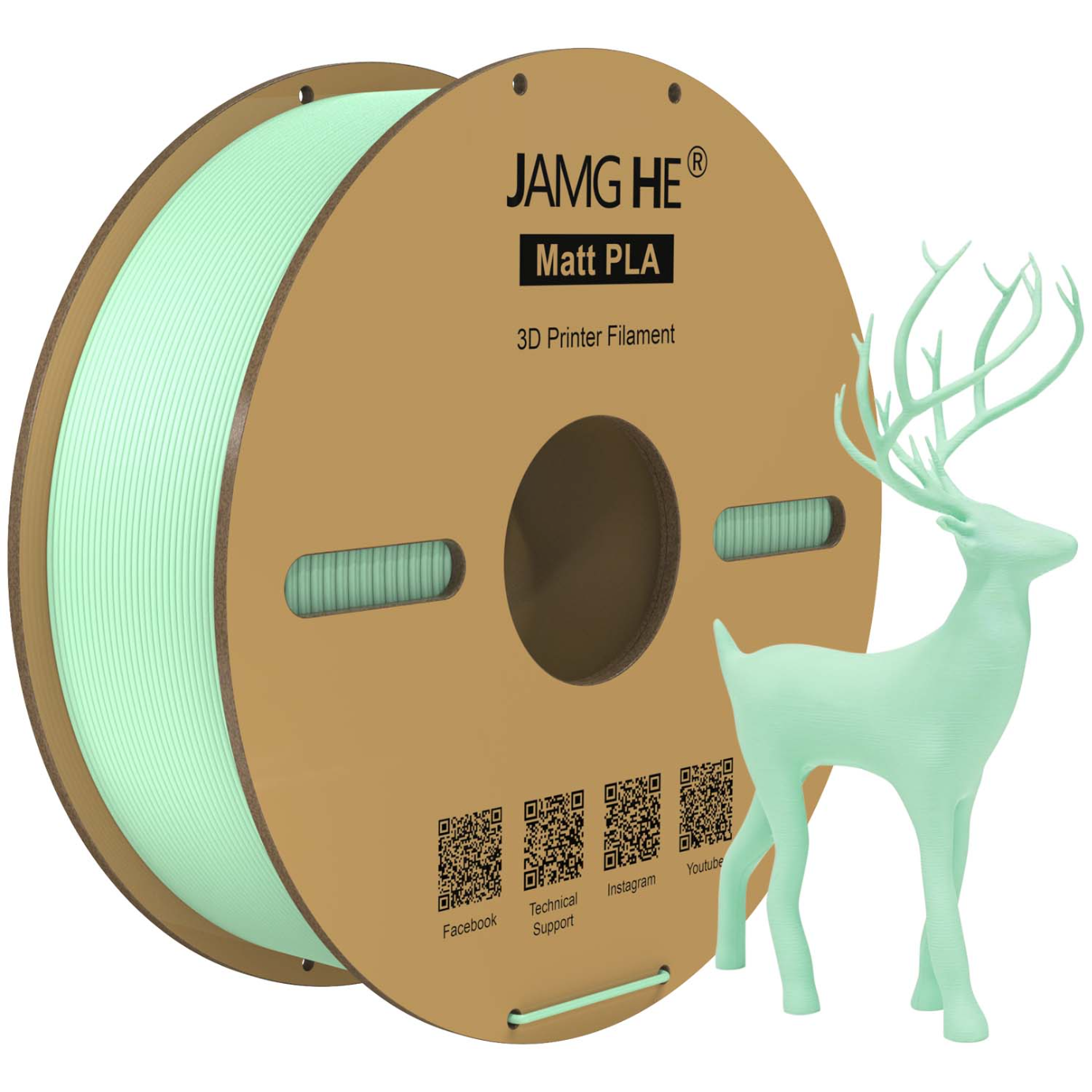 JAMG HE Matt PLA+ 1.75MM Filament 1KG