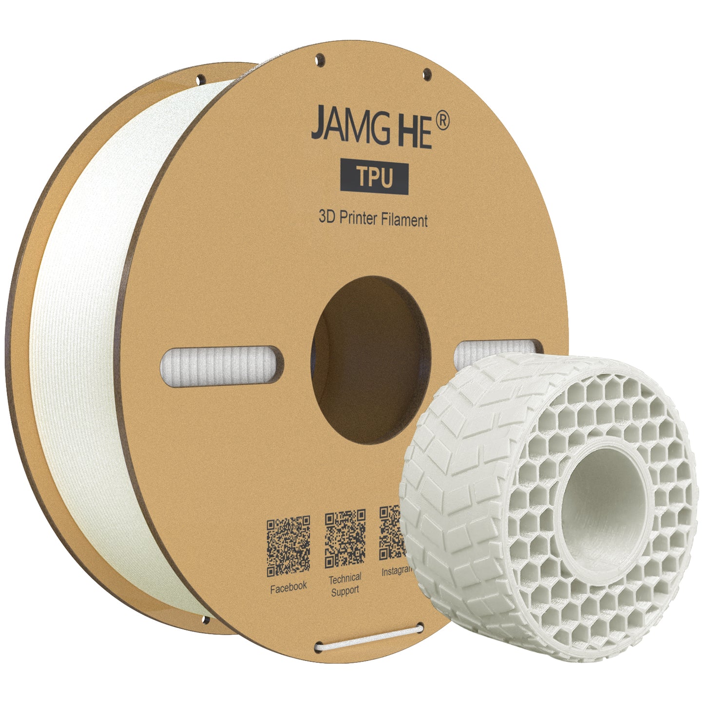 Jamghe TPU 1.75MM Filament 1KG