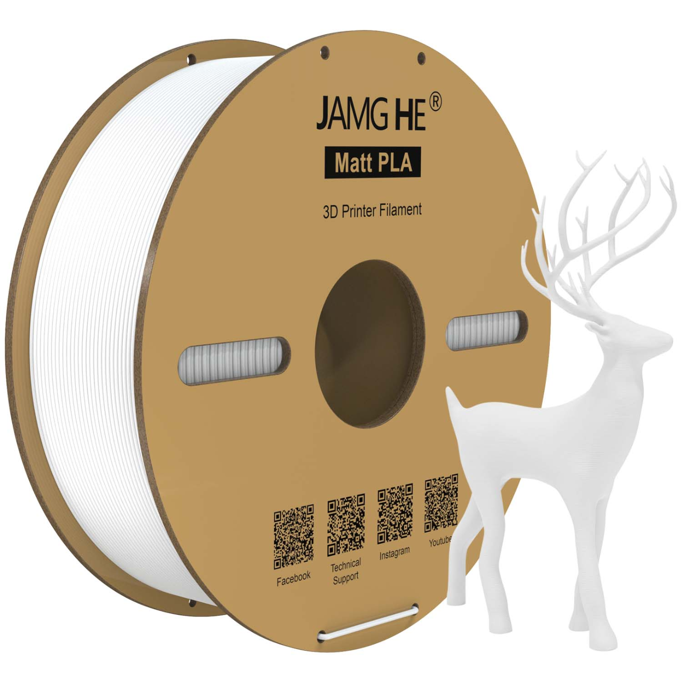 JAMG HE Matt PLA+ 1.75MM Filament 1KG