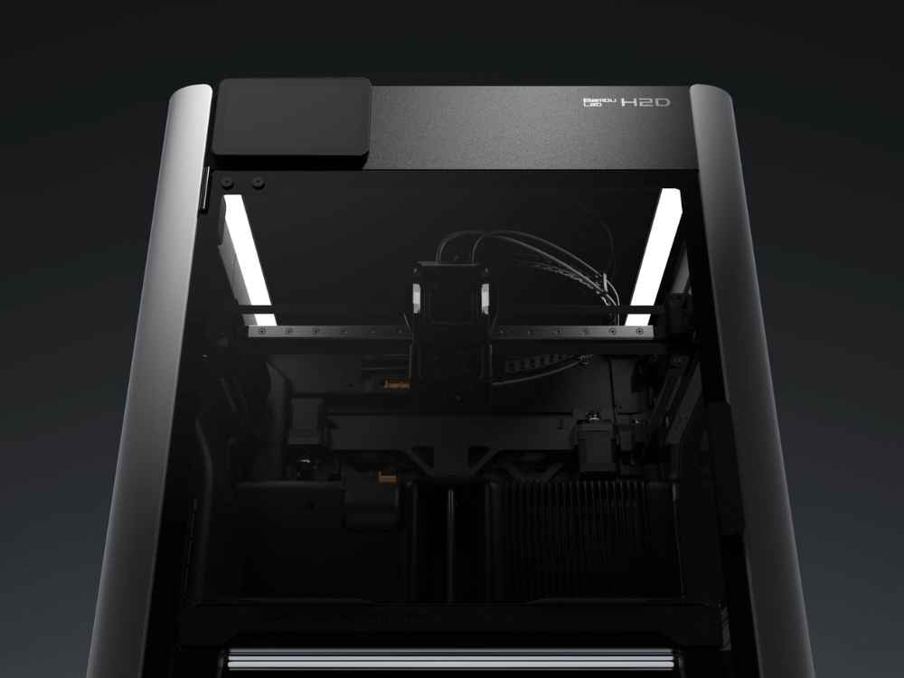 Largest Bambu Build Volume - 350×320×325mm, print bigger parts in fewer jobs