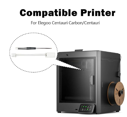 Elegoo Centauri Carbon Heater Cartridge and Thermistor